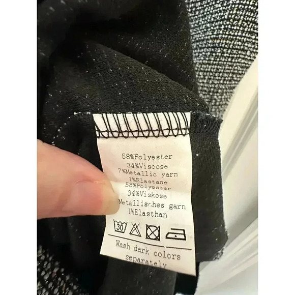 Grace Karin | NWT | Black Tweed Pencil Dress | Cap Sleeve Pencil Dress | Work - Picture 8 of 8